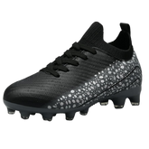 Kids Mid Top Soccer Cleats Youth Outdoor Football Shoes